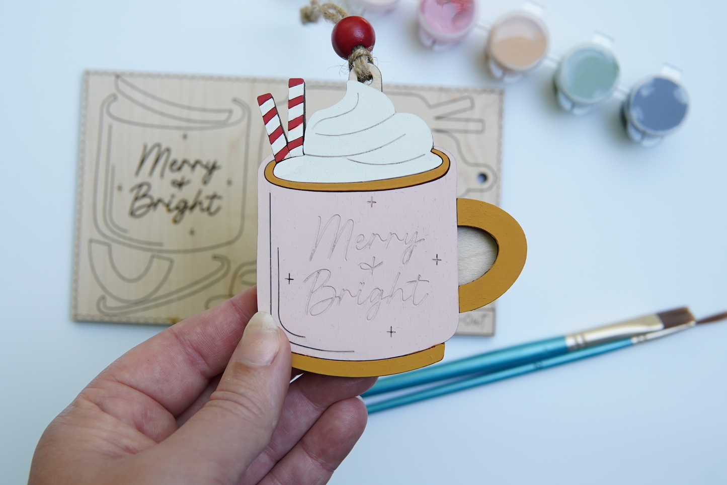 Cocoa Mug Pop 'n Paint Ornament