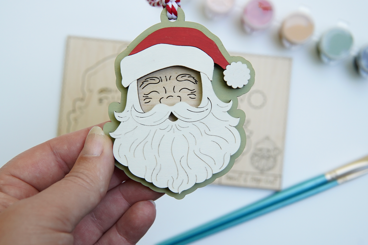 Santa Pop 'n Paint Ornament