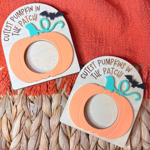 'Cutest Pumpkin' Photo Magnet