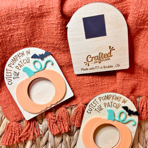 'Cutest Pumpkin' Photo Magnet