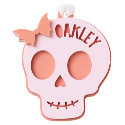 Kooky Spooky Skull Tag
