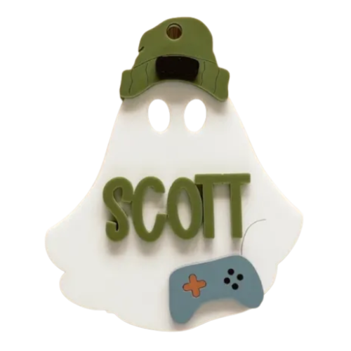 Dress-Up Ghost Tags