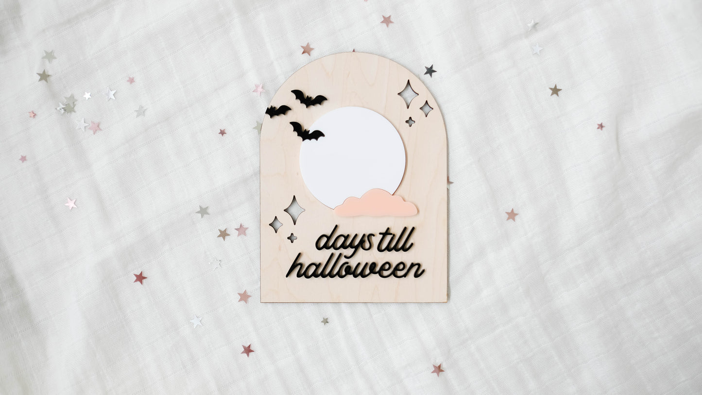Halloween Countdown Sign