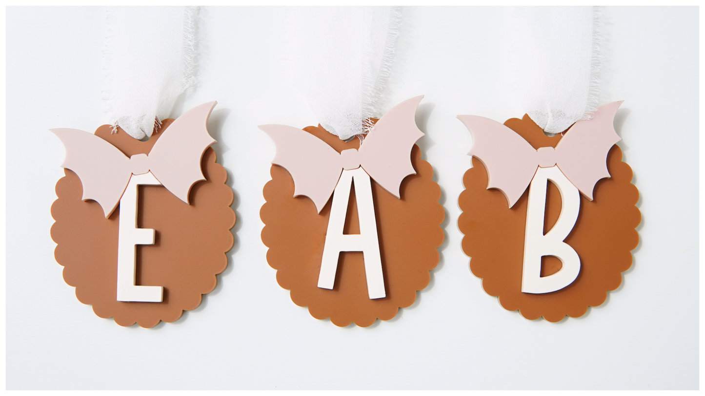 Halloween Initial Tag