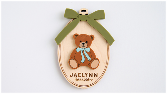 Vintage Baby Bear Ornament