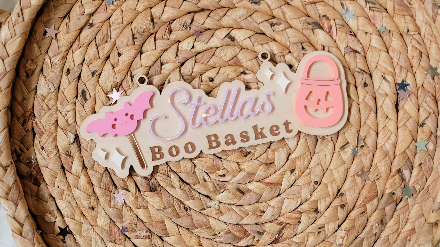 Boo Basket Tag
