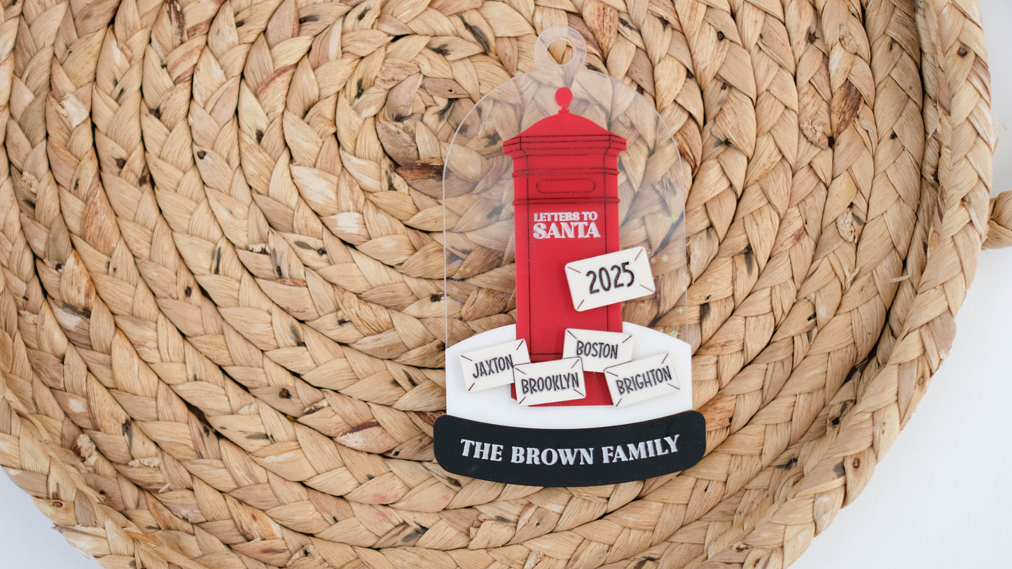 Santa's Mailbox Ornament