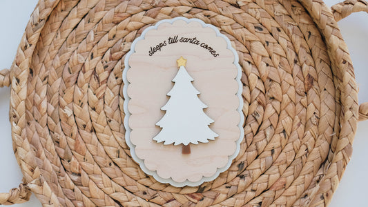 'Sleeps 'til Santa Comes' Sign
