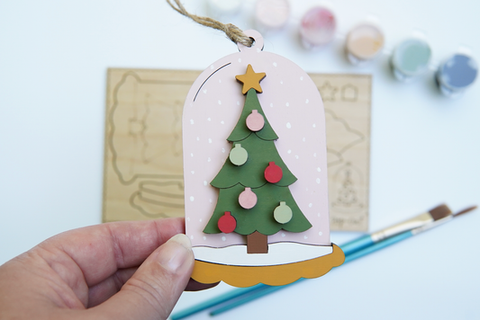 Christmas Tree Pop 'n Paint Ornament