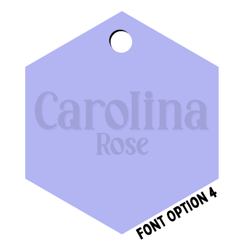 First & Middle Name Diaper Bag Tag