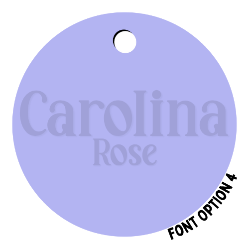 First & Middle Name Diaper Bag Tag