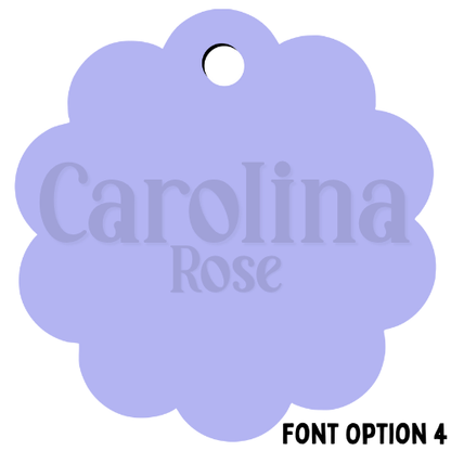 First & Middle Name Diaper Bag Tag