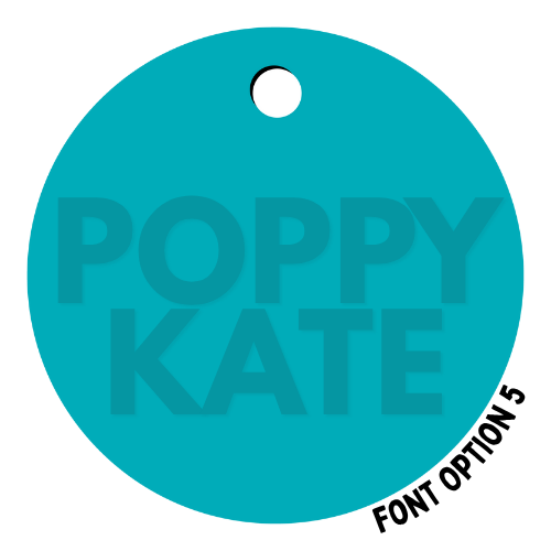 First & Middle Name Diaper Bag Tag