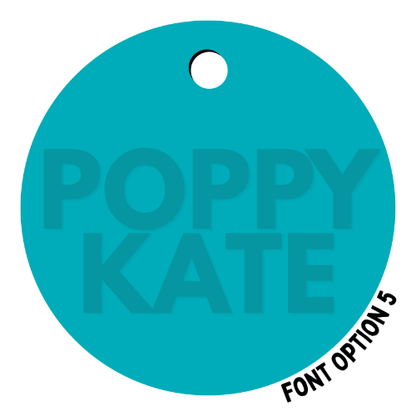 First & Middle Name Diaper Bag Tag