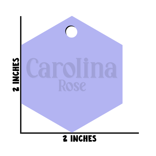 First & Middle Name Diaper Bag Tag