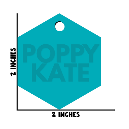 First & Middle Name Diaper Bag Tag