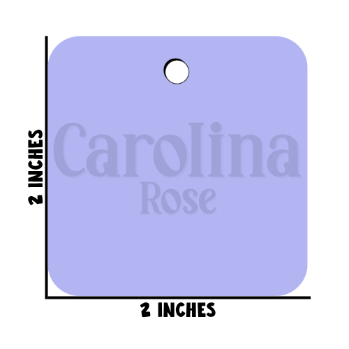 First & Middle Name Diaper Bag Tag