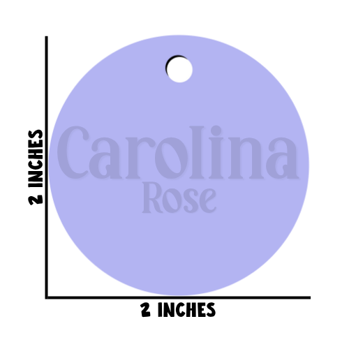 First & Middle Name Diaper Bag Tag