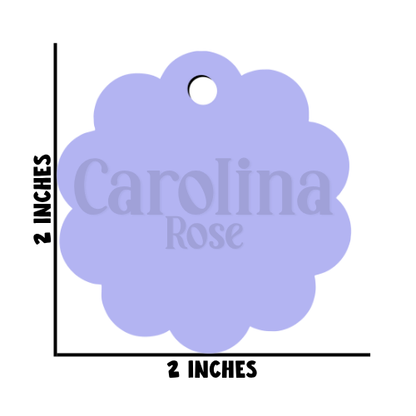 First & Middle Name Diaper Bag Tag