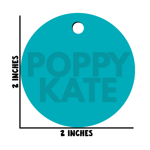 First & Middle Name Diaper Bag Tag