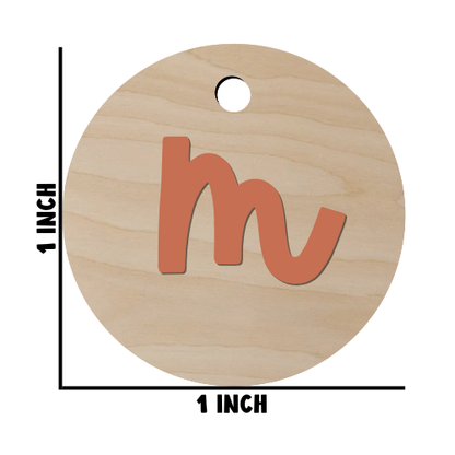 Initial Diaper Bag Tag