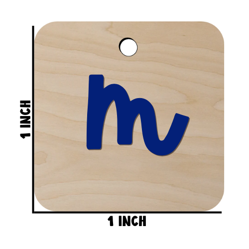 Initial Diaper Bag Tag