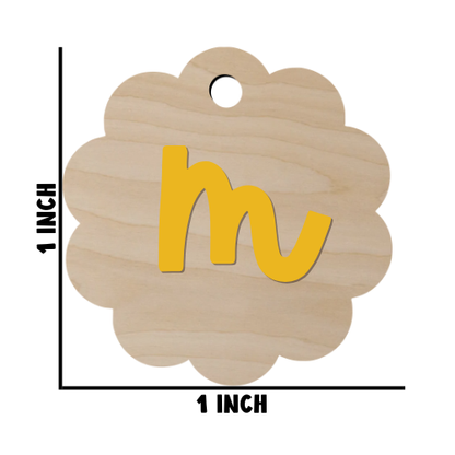 Initial Diaper Bag Tag