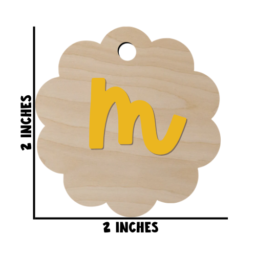 Initial Diaper Bag Tag