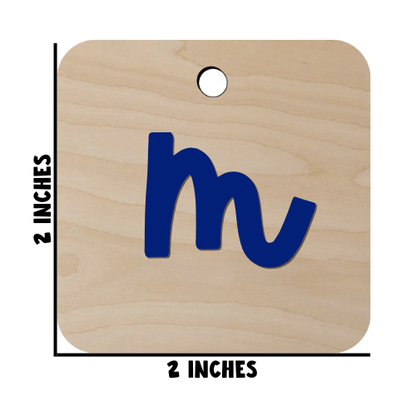 Initial Diaper Bag Tag