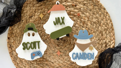 Dress-Up Ghost Tags