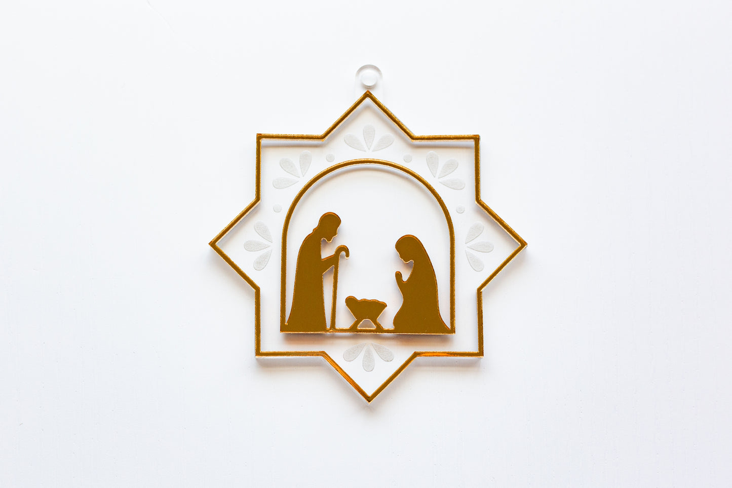 Nativity Star Ornament
