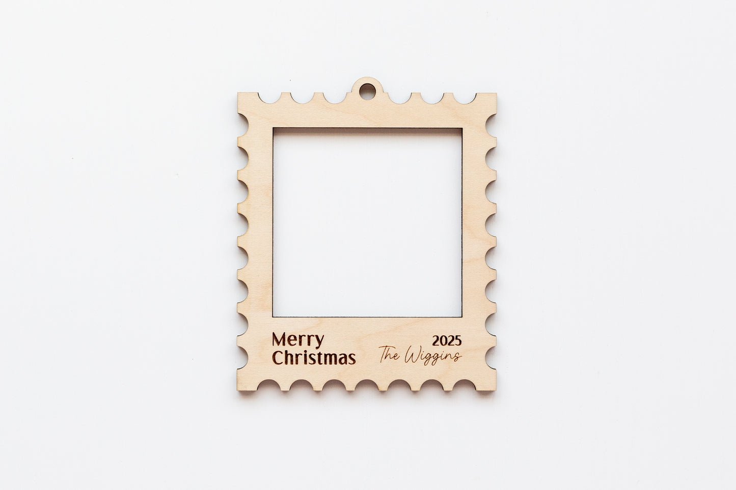 Christmas Stamp Frame Ornament