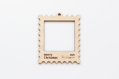 Christmas Stamp Frame Ornament