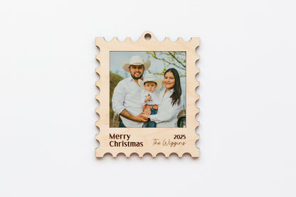 Christmas Stamp Frame Ornament